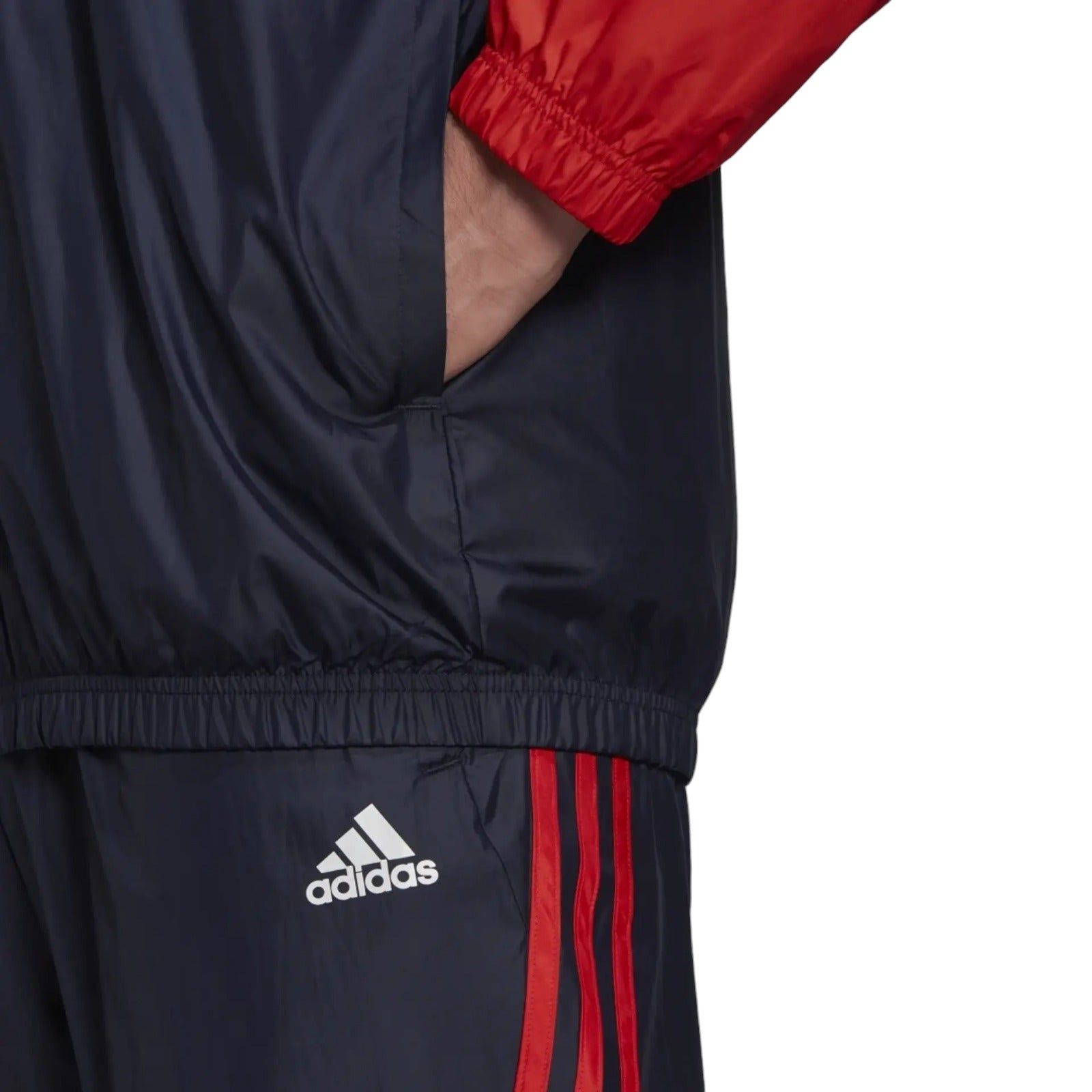 adidas Sportswear Hooded Track Jacket - Navy - ViaductClothing -  -  