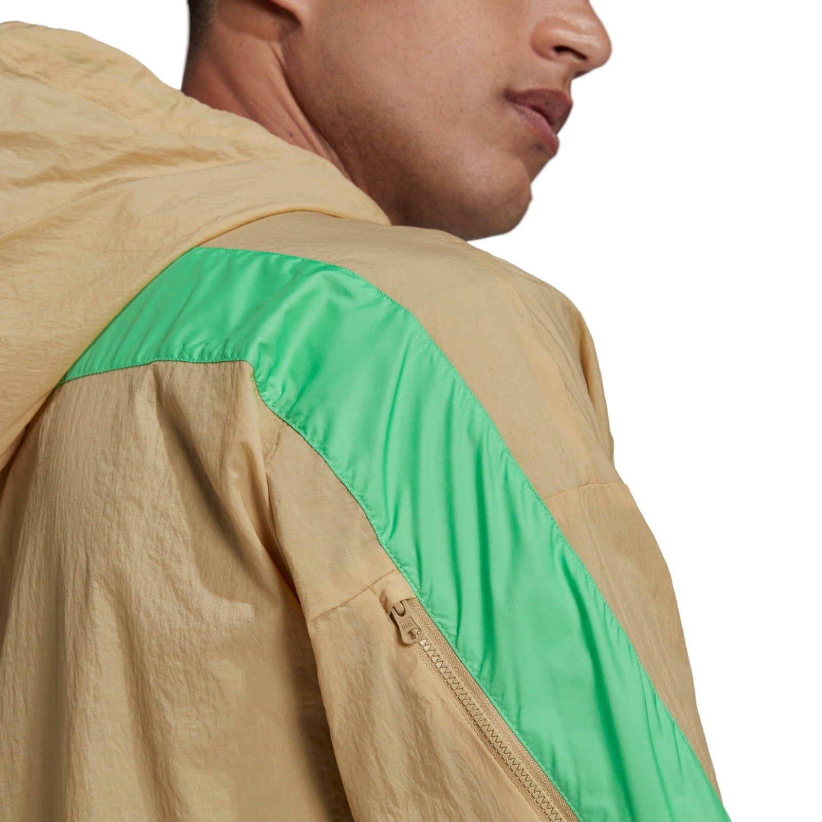 adidas Sportswear W.N.D. X-City Packable Windbreaker - Beige Tone - ViaductClothing -  -  