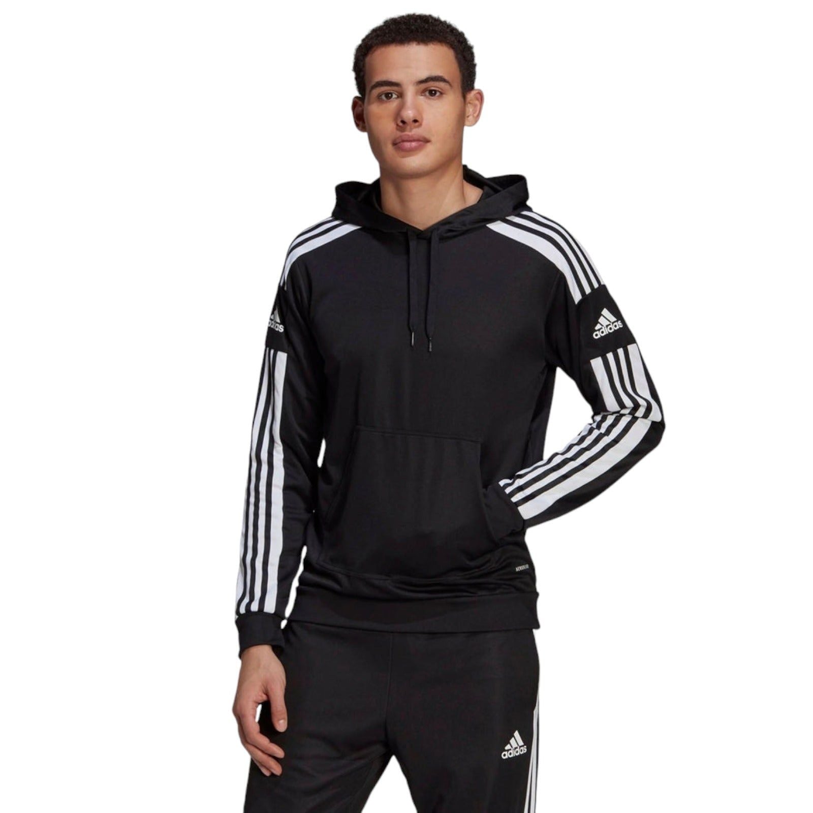 adidas Squadra 21 Pullover Hoodie Football - Black - ViaductClothing -  -  