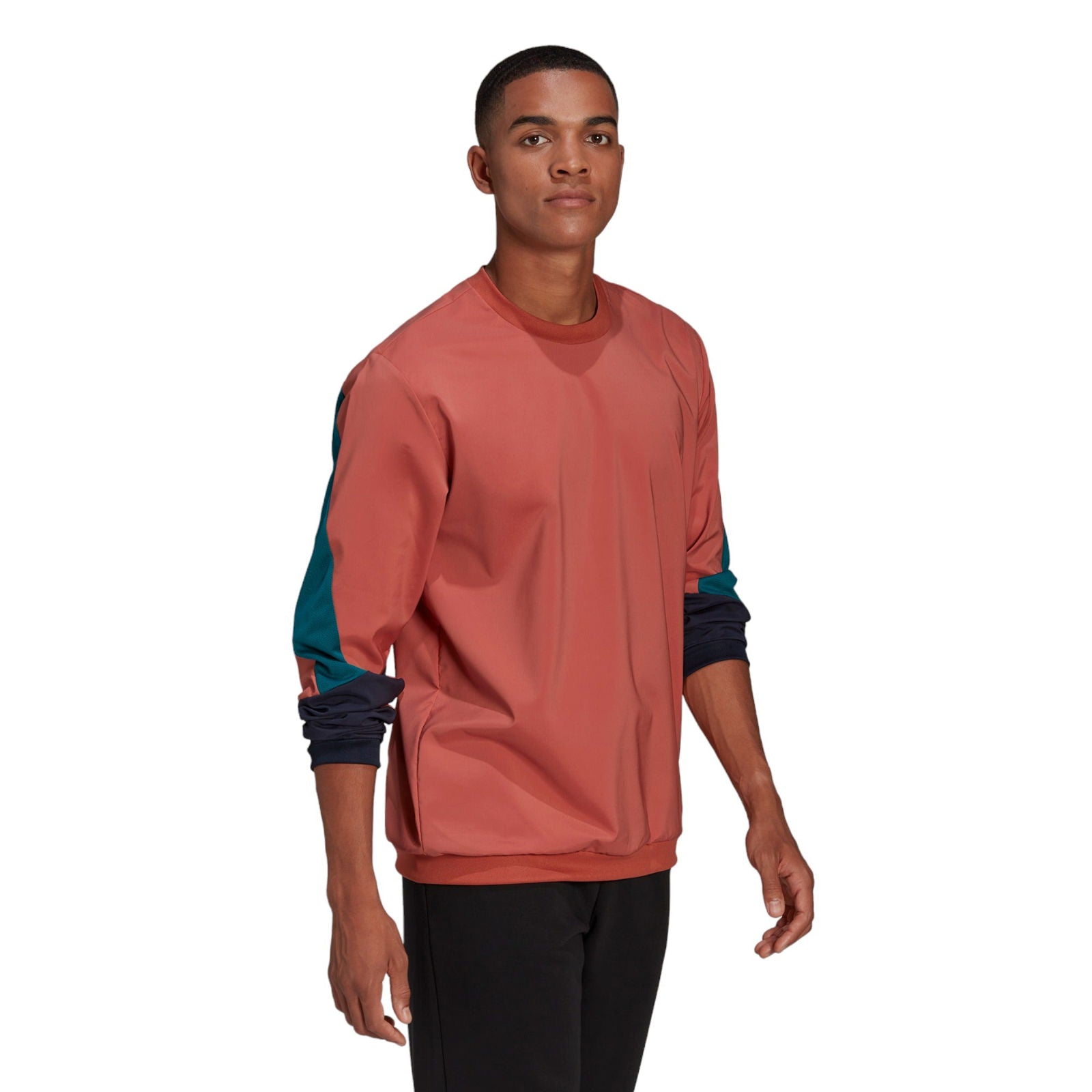 adidas Stretchy Soft Crew Sweatshirt - Brown - ViaductClothing -  -  