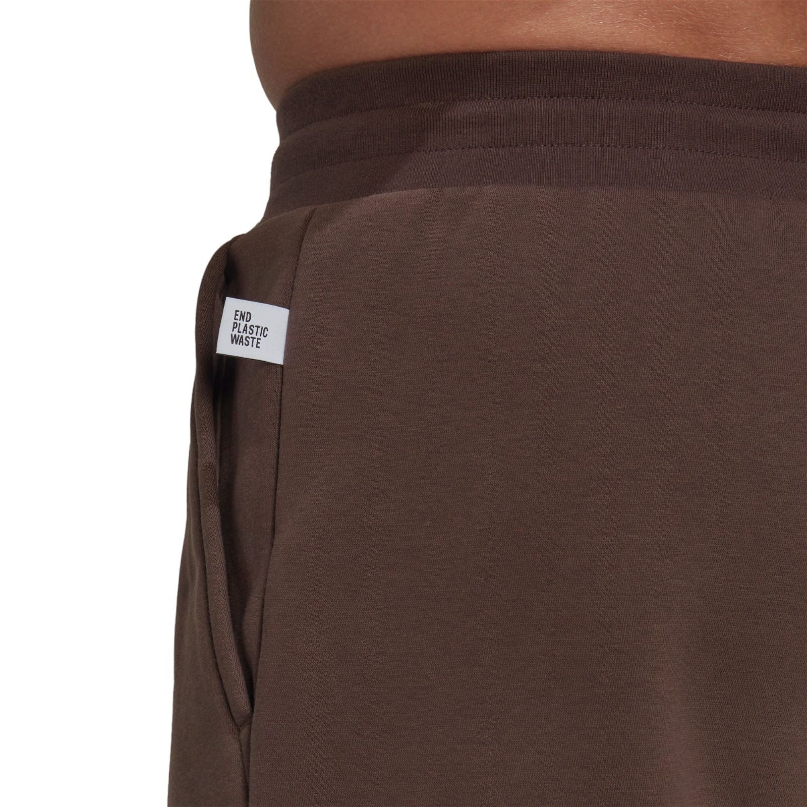 adidas Studio Lounge Fleece Shorts - Brown - ViaductClothing -  -  