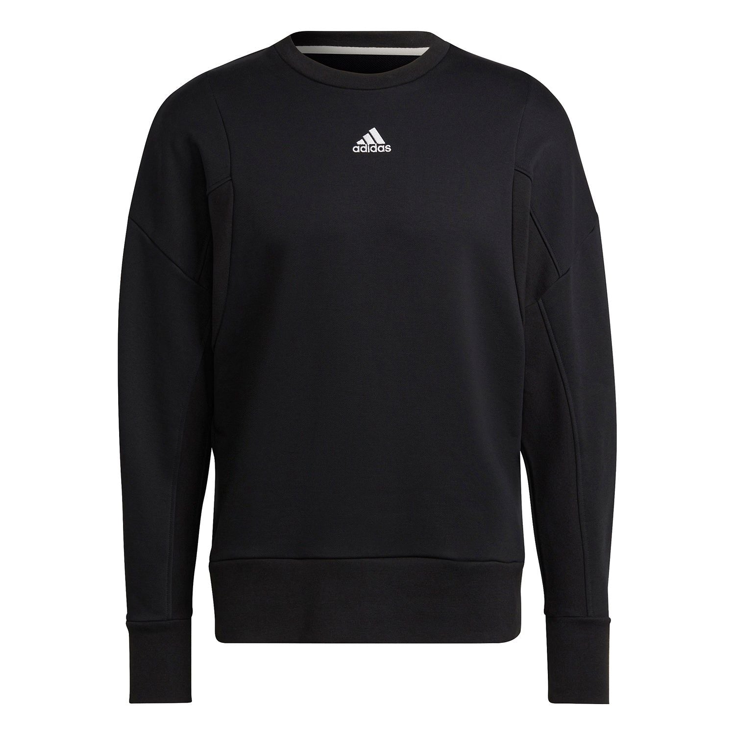adidas Studio Lounge Fleece Sweater - Black - ViaductClothing -  -  
