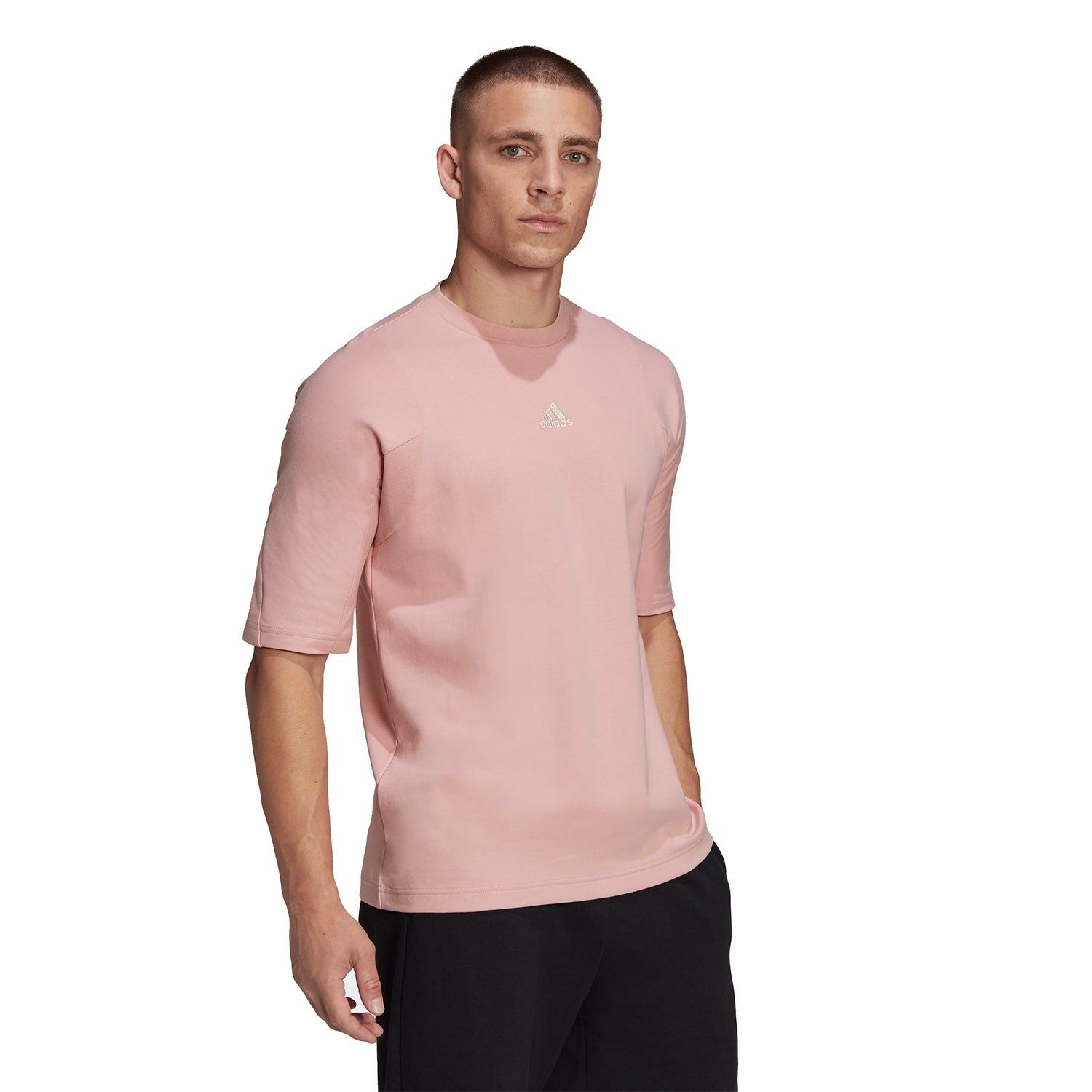 adidas Studio Lounge Tee - Pink - ViaductClothing -  -  