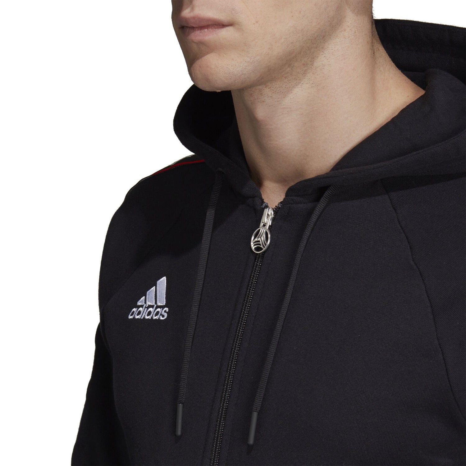 adidas Tango Tape Heavy Hoodie - Black - ViaductClothing -  -  