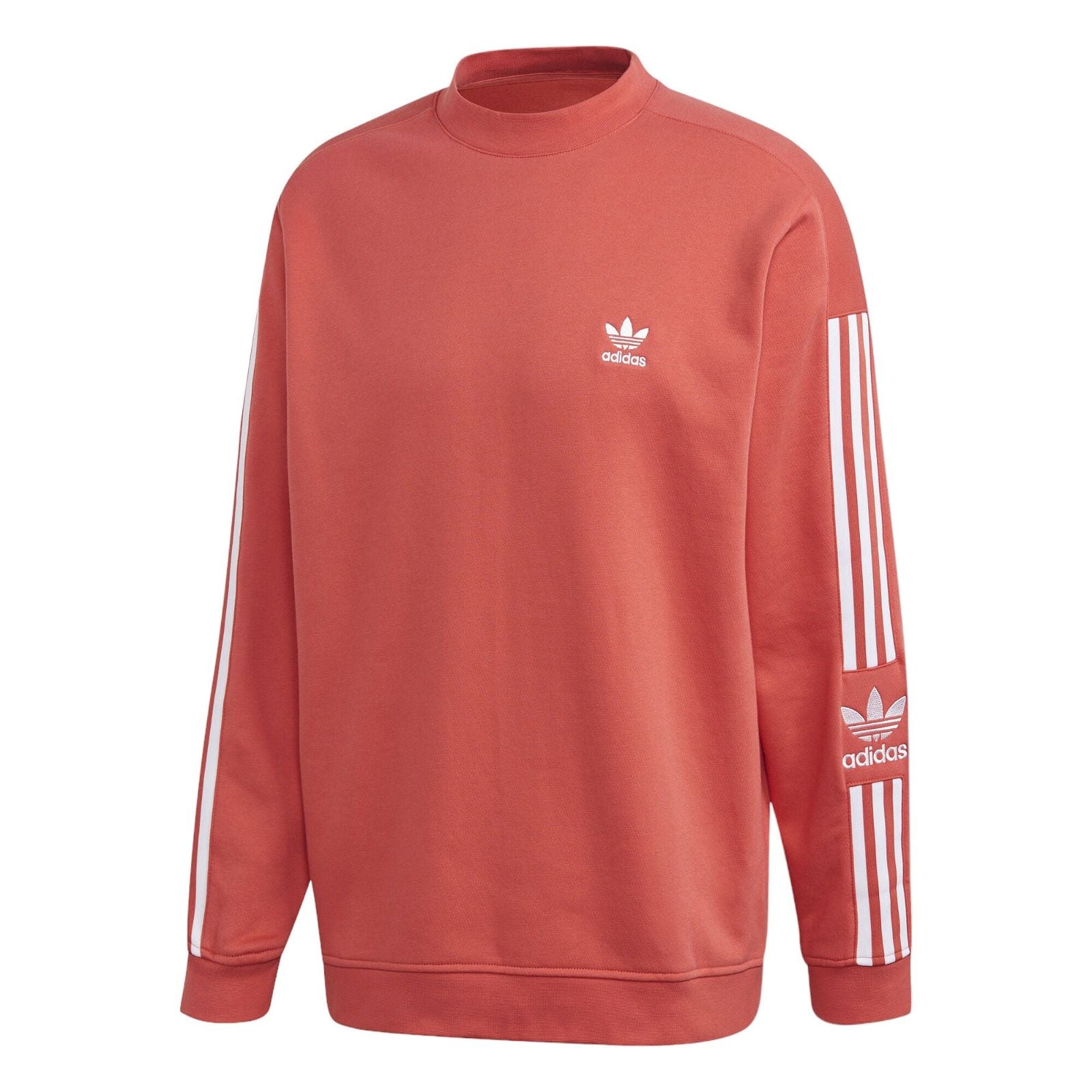 adidas Tech Crewneck Sweatshirt - Coral Pink - ViaductClothing -  -  