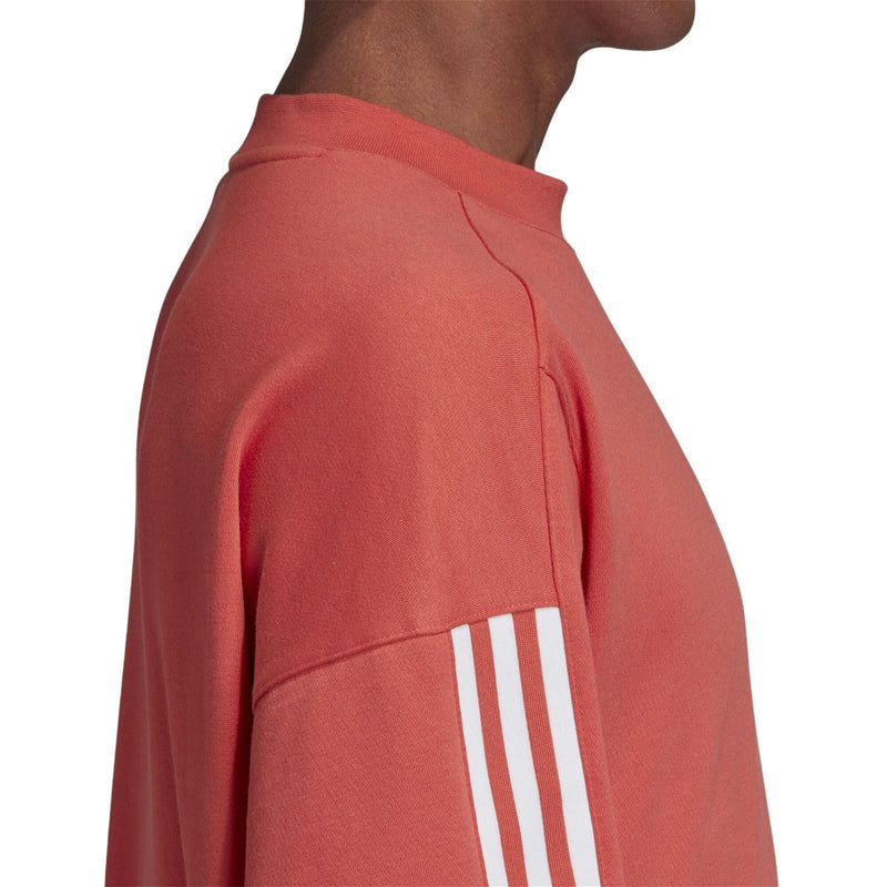 adidas Tech Crewneck Sweatshirt - Coral Pink - ViaductClothing -  -  