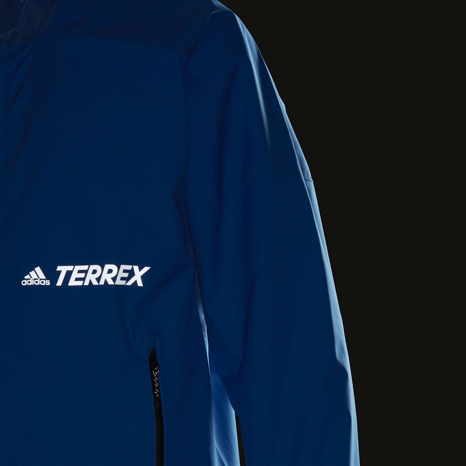 adidas Terrex 2.5-Layer Zupahike Rain Jacket - Blue - ViaductClothing -  -  