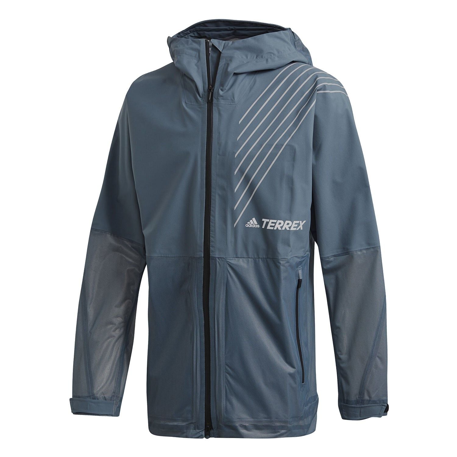 adidas Terrex 3-Layer Zupahike Rain Jacket - Blue - ViaductClothing -  -  