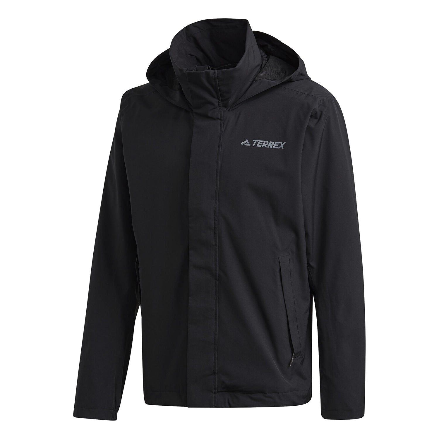 adidas Terrex AX Technical Hooded Jacket - Black - ViaductClothing -  -  