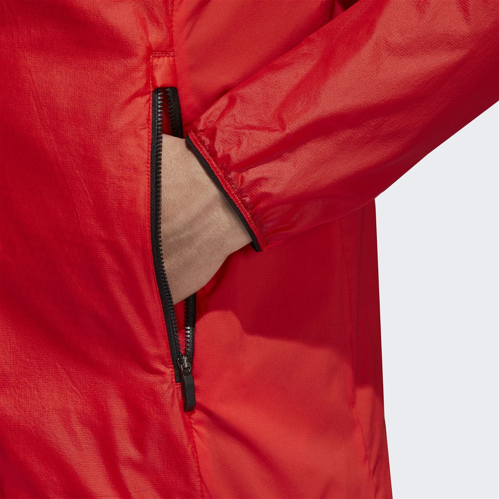 adidas Terrex Agravic Alpha Hooded Shield Jacket - Red - ViaductClothing -  -  