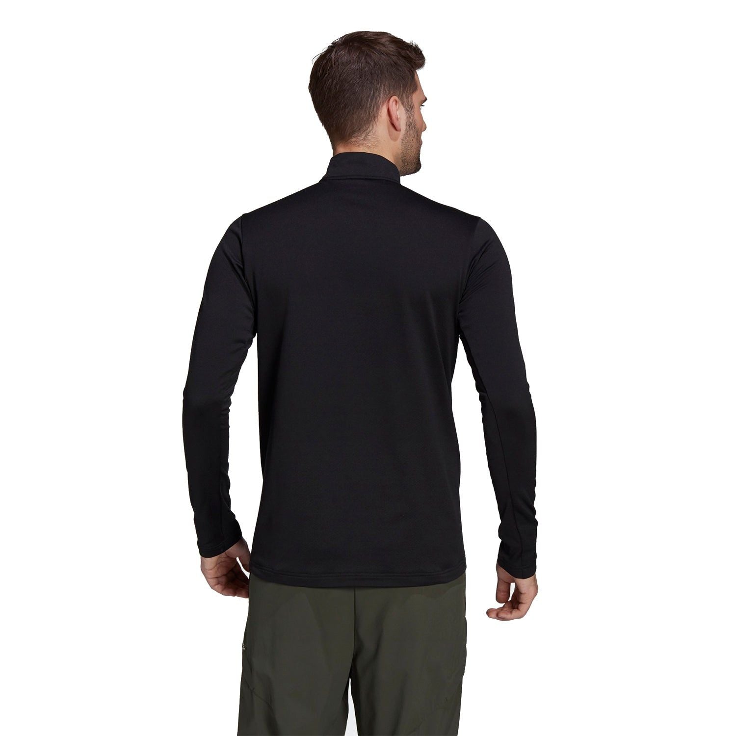 adidas Terrex Everyhike Half-Zip Fleece Jacket - Black - ViaductClothing -  -  