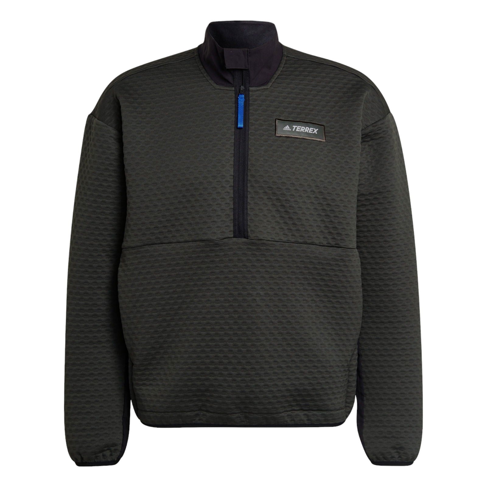 adidas Terrex Hike Half-Zip Fleece - Legend Earth Grey - ViaductClothing -  -  