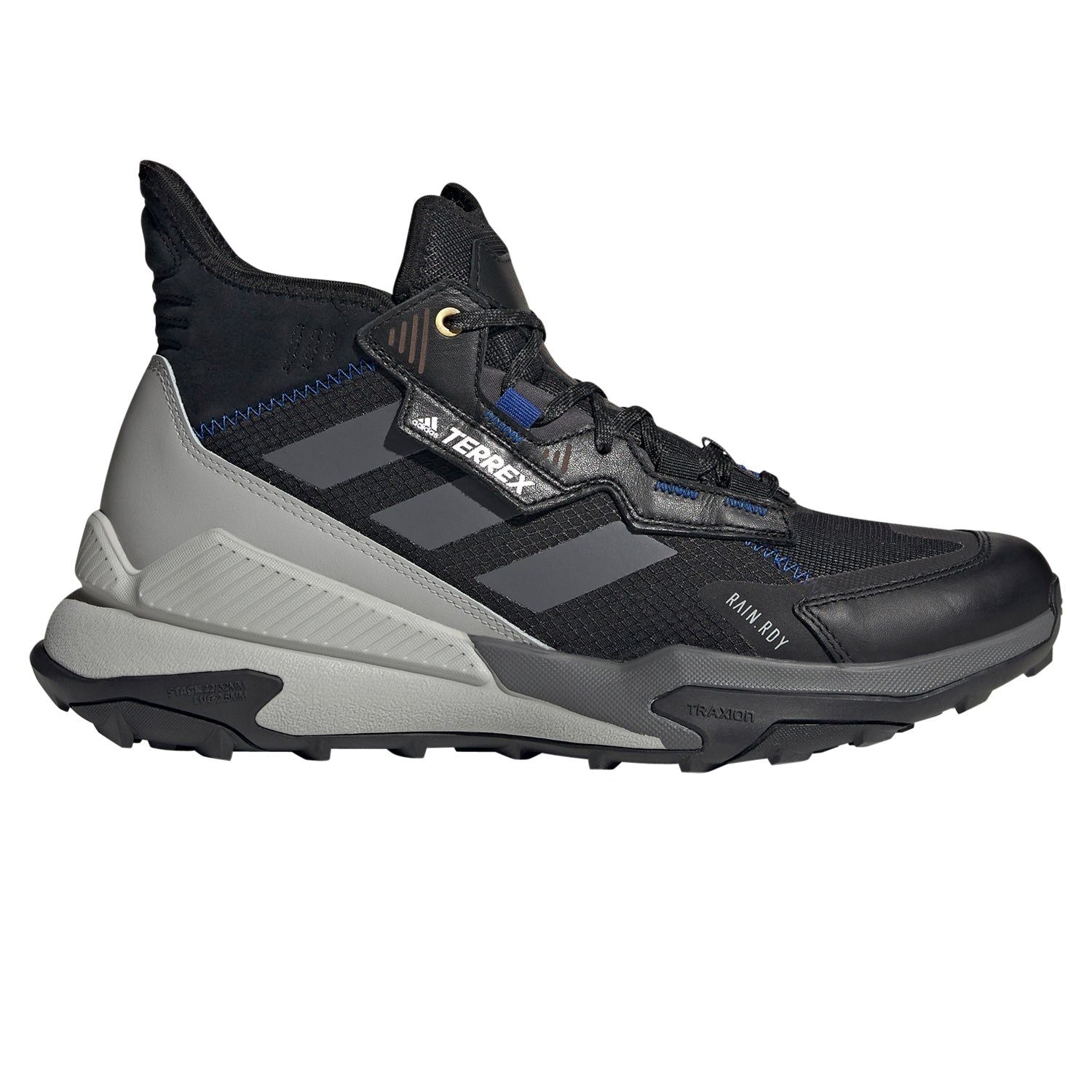 adidas Terrex Hyperblue Mid Rain.RDY Walking Shoes - Black Grey - ViaductClothing -  -  
