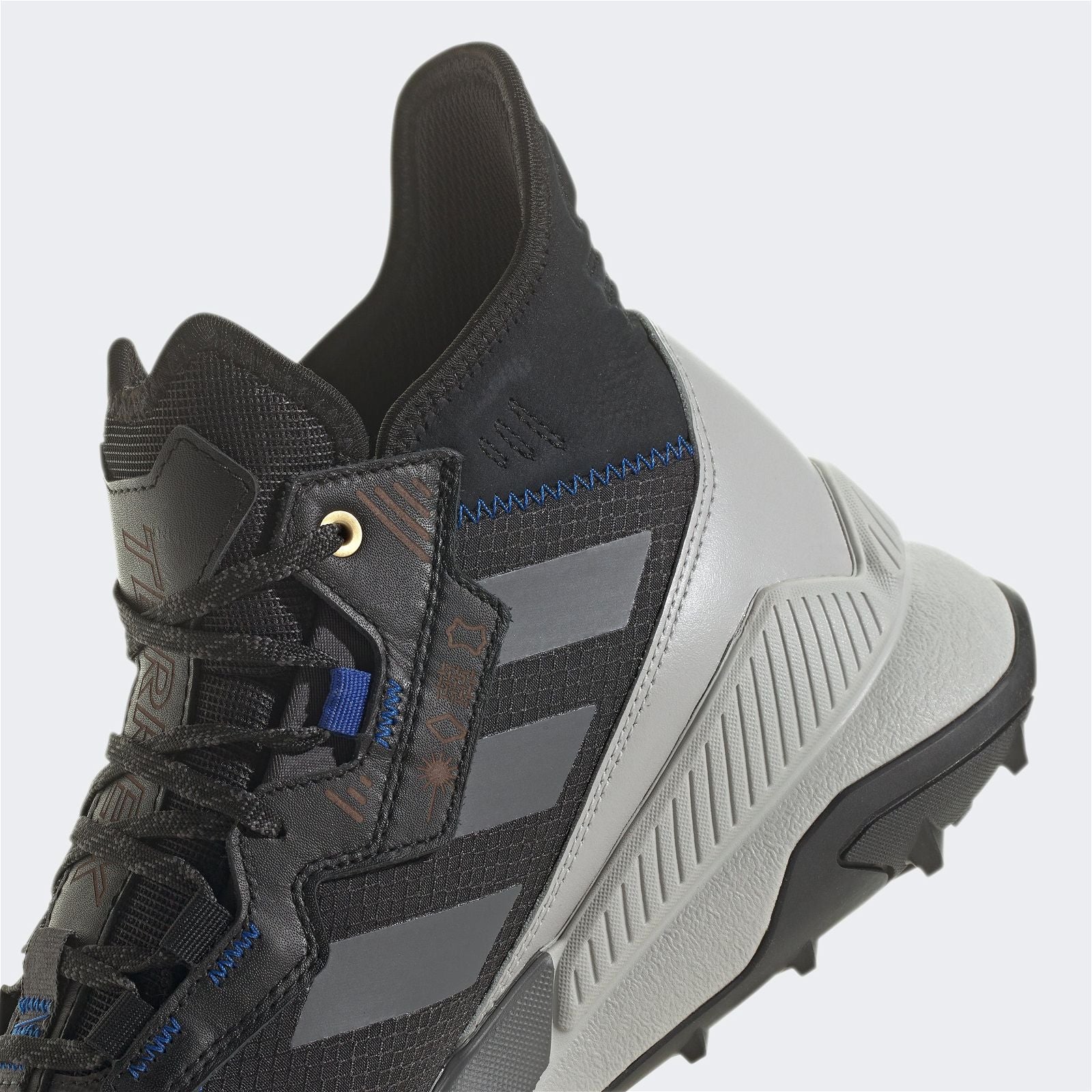 adidas Terrex Hyperblue Mid Rain.RDY Walking Shoes - Black Grey - ViaductClothing -  -  