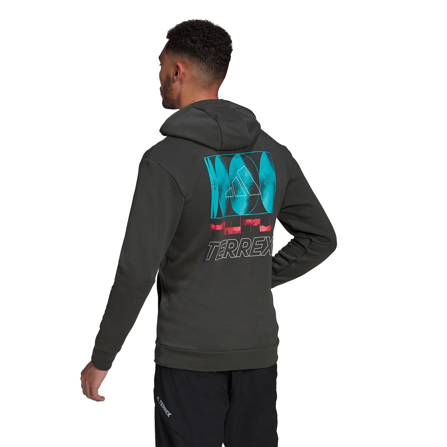 adidas Terrex Logo Hoodie - Green - ViaductClothing -  -  