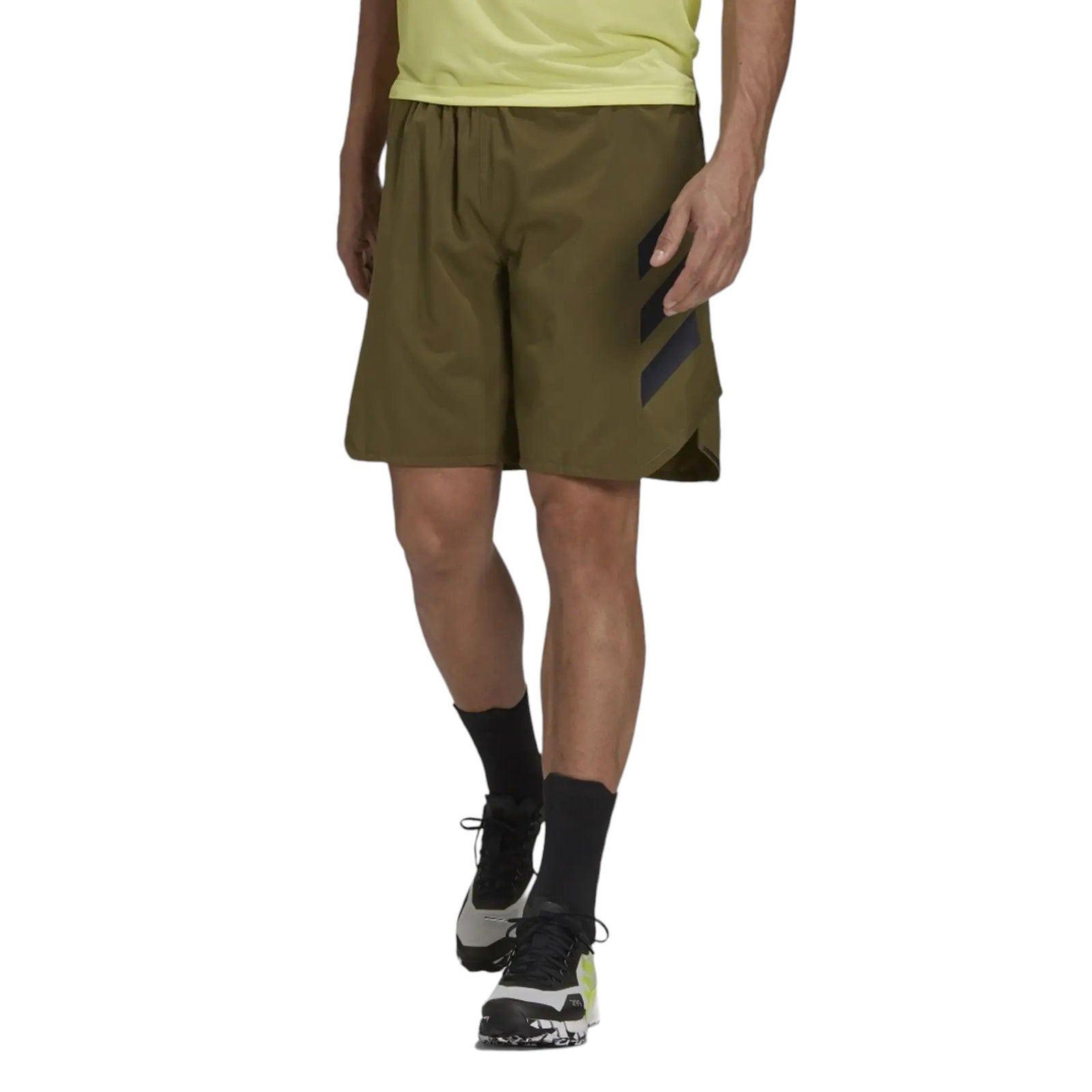 adidas Terrex Parley Agravic All-Around 5" Shorts - Green - ViaductClothing -  -  