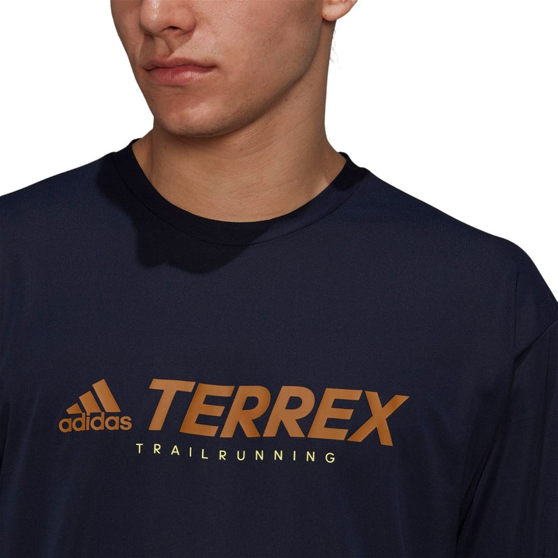 adidas Terrex Primeblue TX Trail Long Sleeve T Shirt - Navy - ViaductClothing -  -  