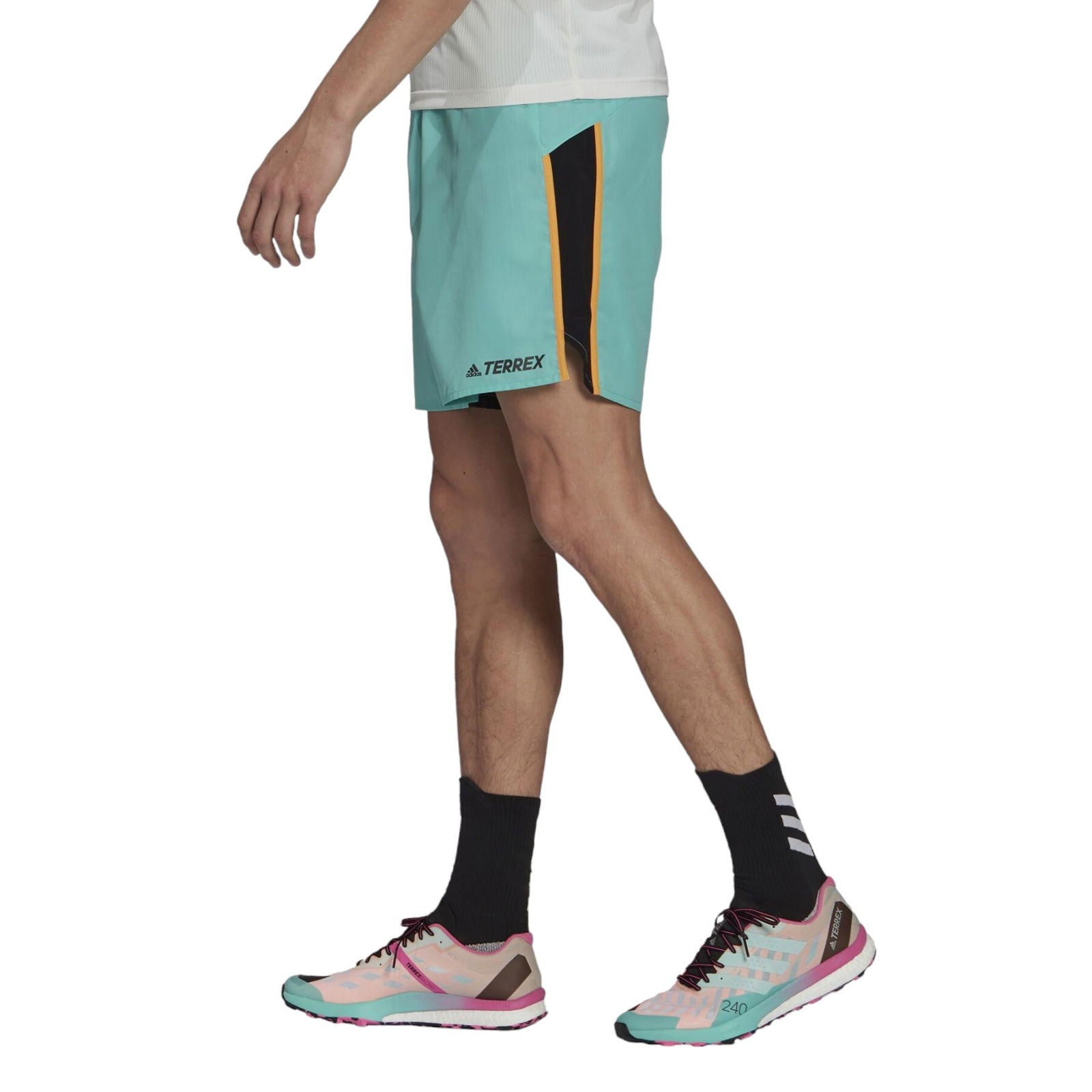 adidas Terrex Primeblue Trail Running Shorts - Green - ViaductClothing -  -  