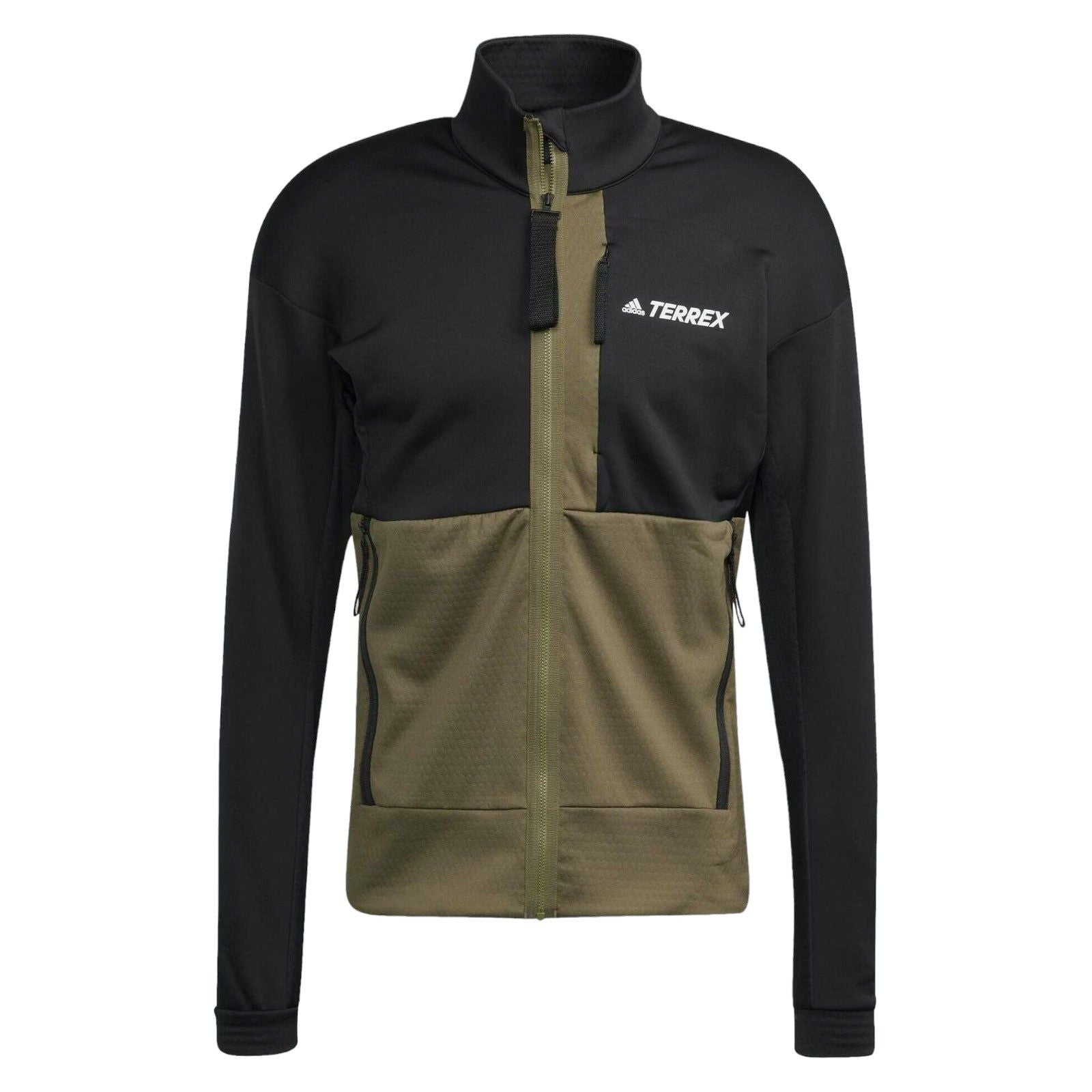 adidas Terrex Tech Fleece Hiking Jacket - Black - ViaductClothing -  -  
