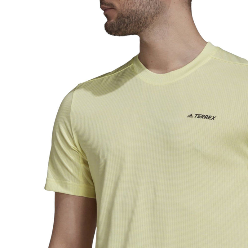 adidas Terrex Tivid Hiking T Shirt Yellow GQ4263 ViaductClothing