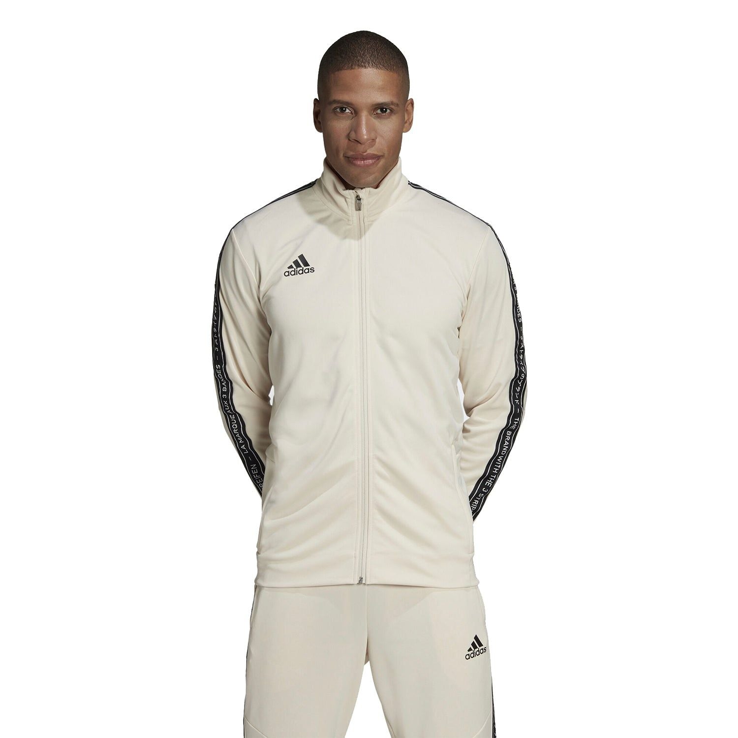 adidas Tiro 19 Football Track Track Top - Beige - ViaductClothing -  -  
