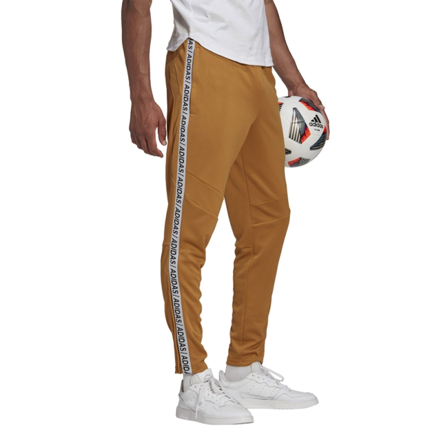 adidas Tiro 19 Tape Joggers - Brown - ViaductClothing -  -  