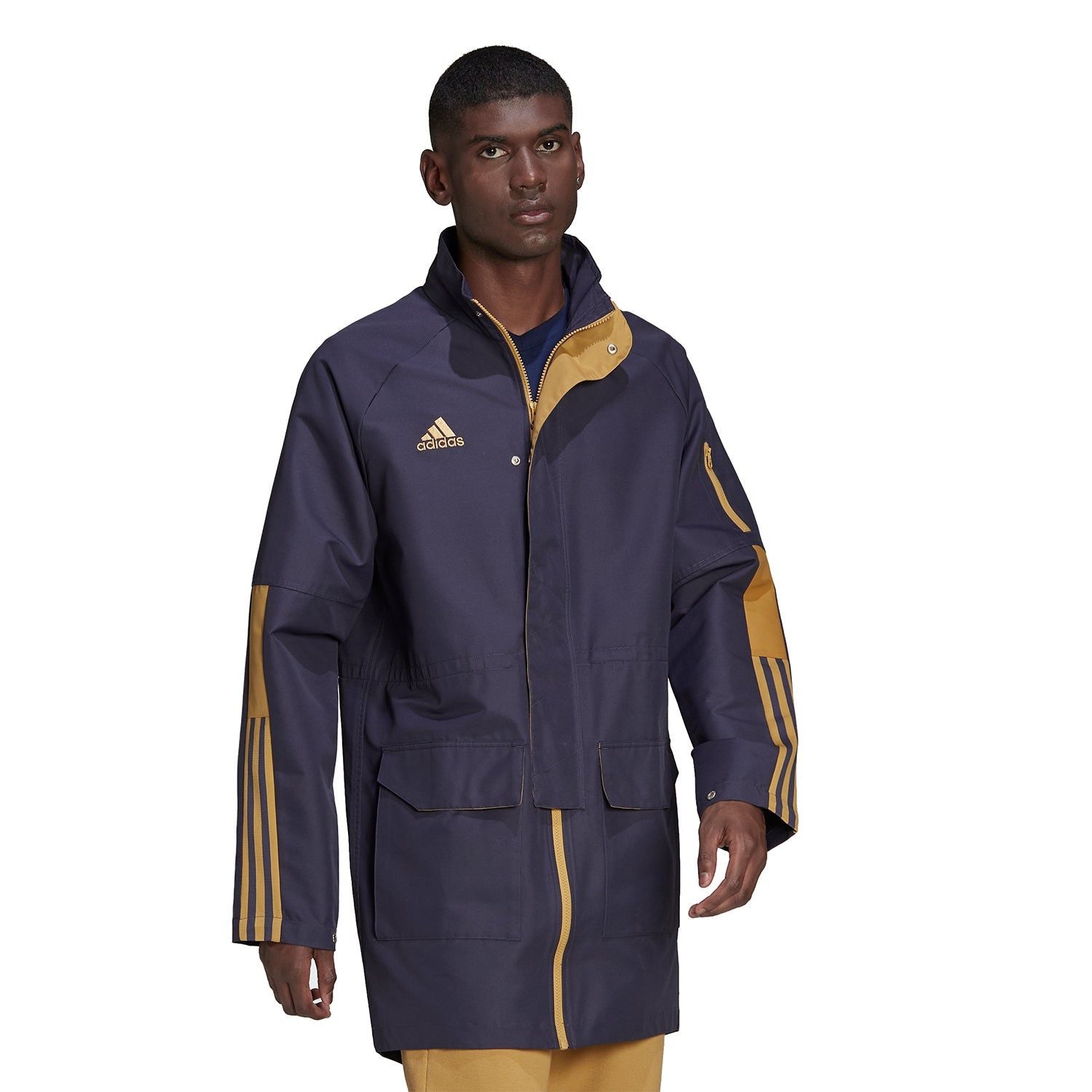 adidas Tiro Football Parka - Shadow Navy - ViaductClothing -  -  