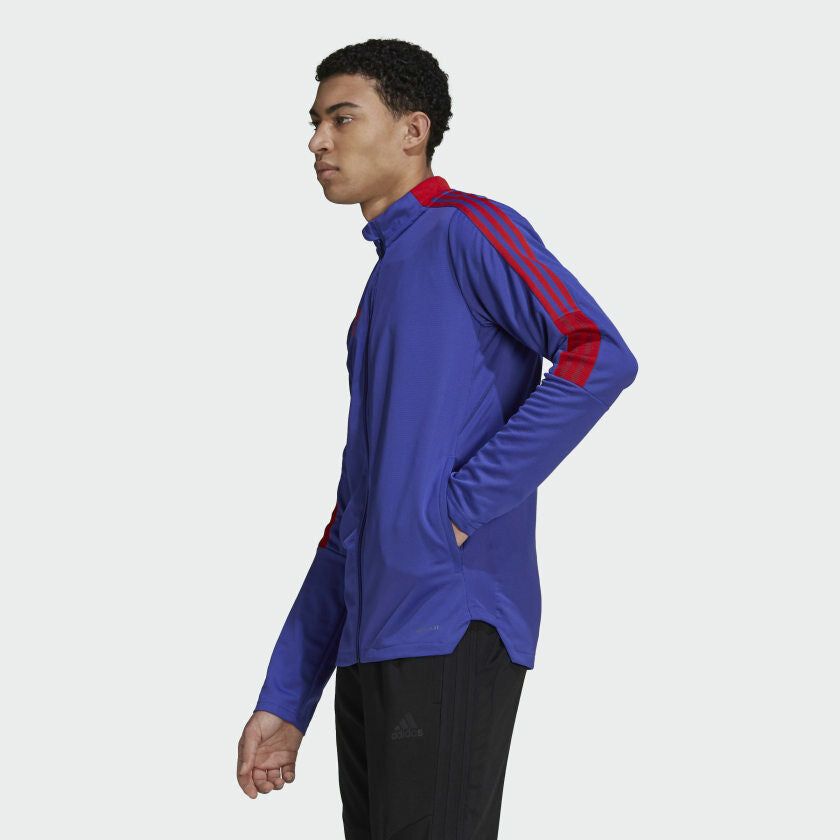 adidas Tiro Primeblue Track Jacket - Purple - ViaductClothing -  -  