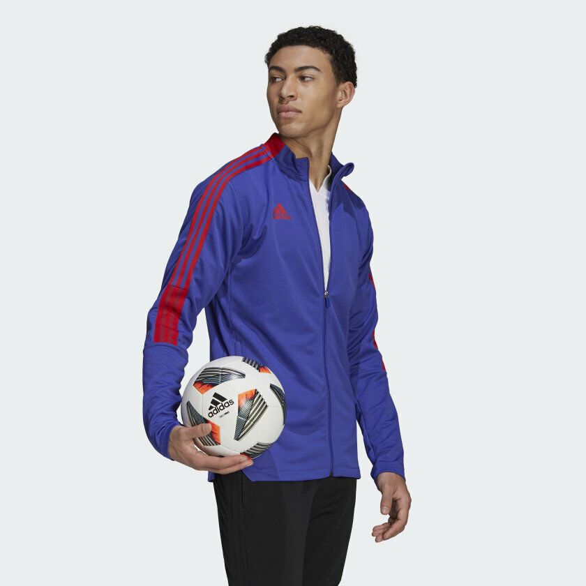 adidas Tiro Primeblue Track Jacket - Purple - ViaductClothing -  -  