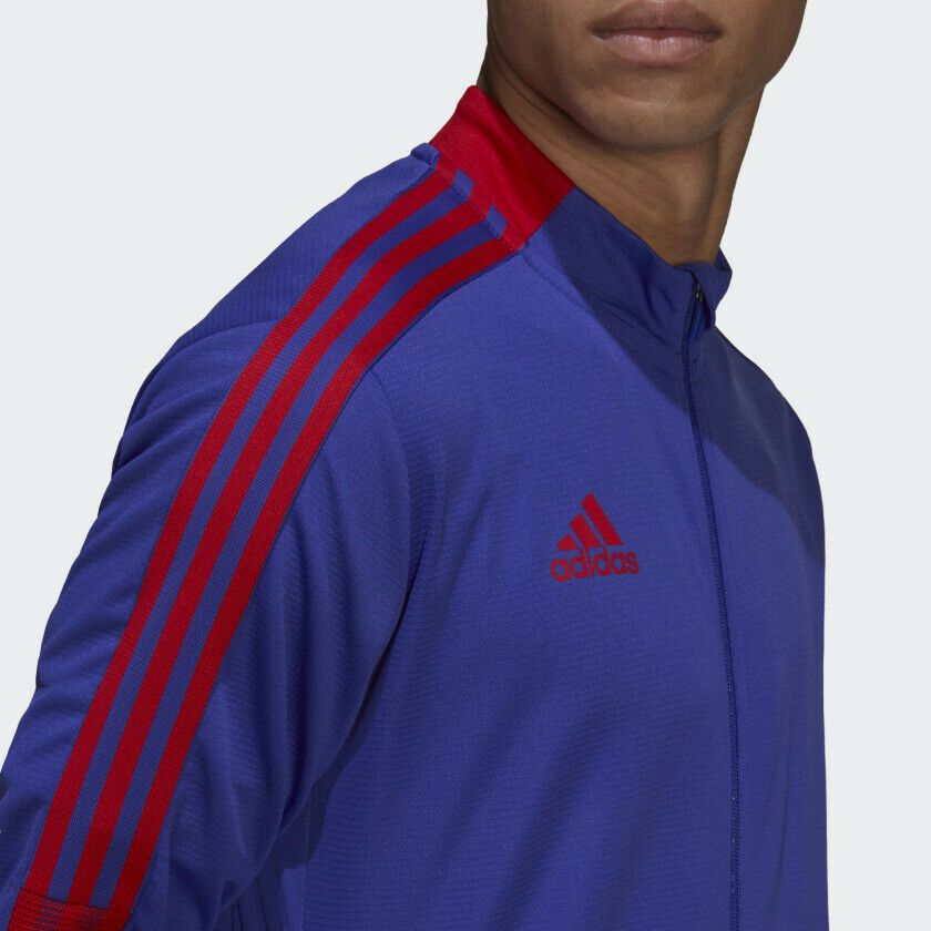 adidas Tiro Primeblue Track Jacket - Purple - ViaductClothing -  -  