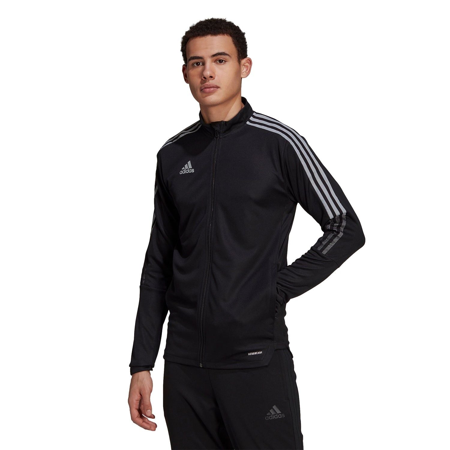 adidas Tiro Reflective Track Jacket - Black - ViaductClothing -  -  