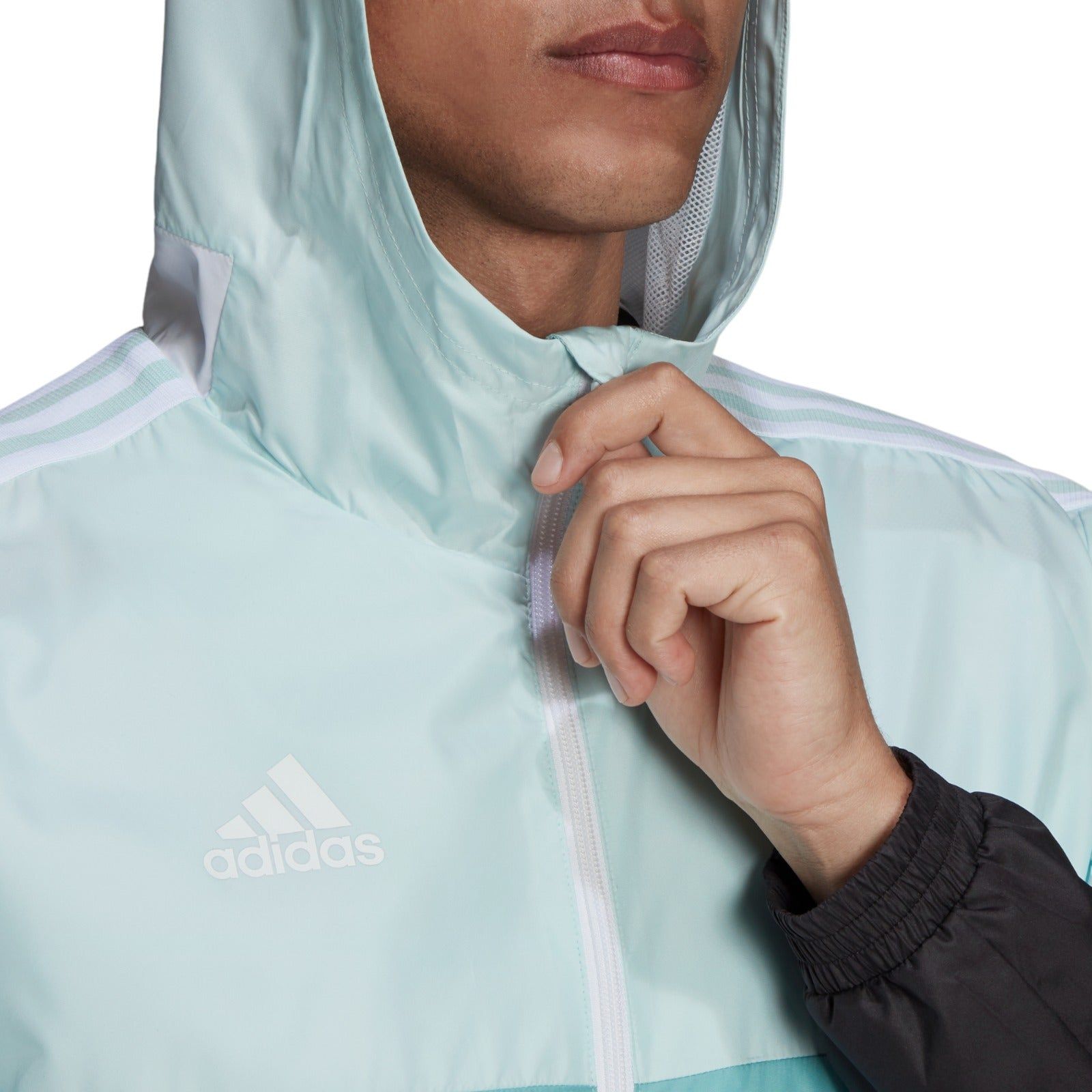 adidas Tiro Windbreaker Jacket - Turquoise Blue - ViaductClothing -  -  