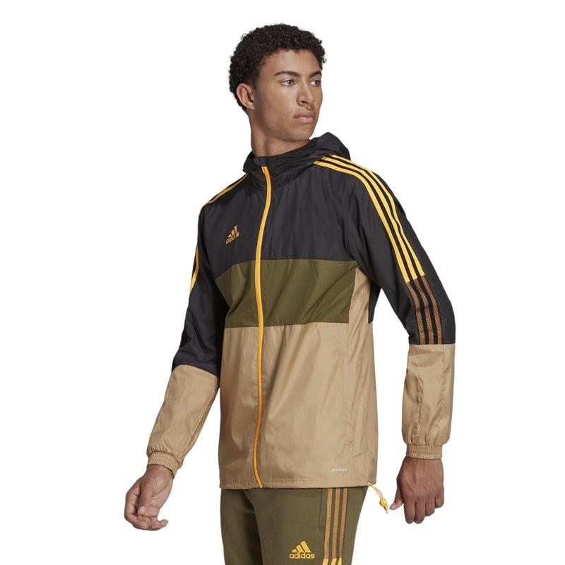 adidas Tiro Winterized Windbreaker Jacket - Brown - ViaductClothing -  -  