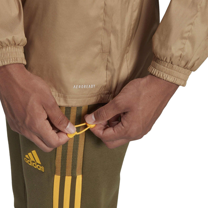adidas Tiro Winterized Windbreaker Jacket - Brown - ViaductClothing -  -  