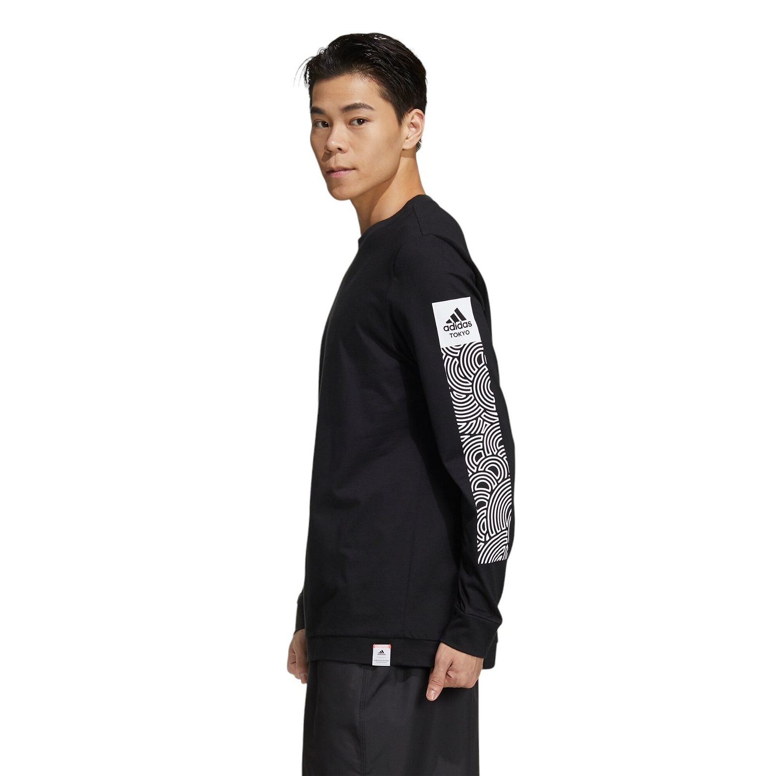 adidas Tokyo Pack Hiroko Takahashi Long Sleeve Tee - Black - ViaductClothing -  -  