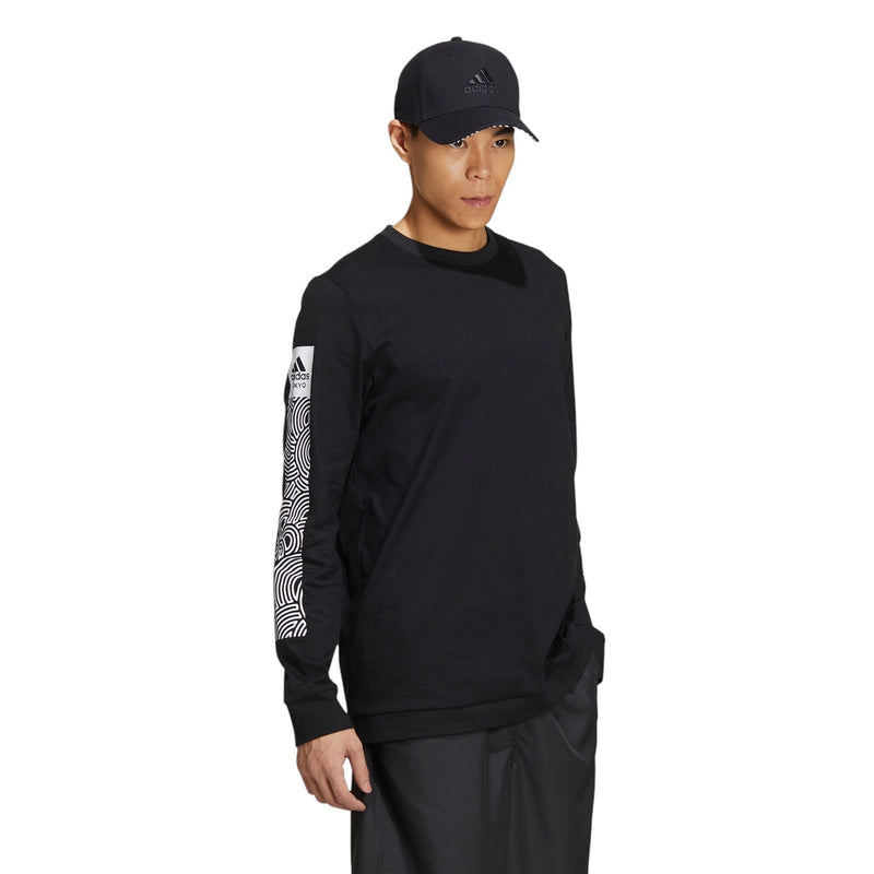 adidas Tokyo Pack Hiroko Takahashi Long Sleeve Tee - Black - ViaductClothing -  -  