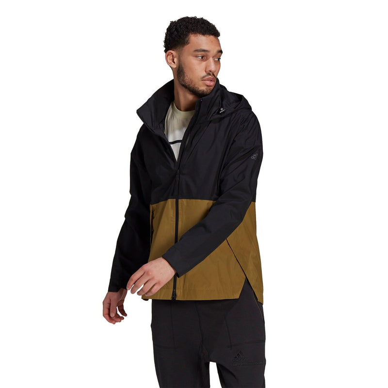 adidas Traveer RAIN.RDY Rain Jacket - Black - ViaductClothing -  -  