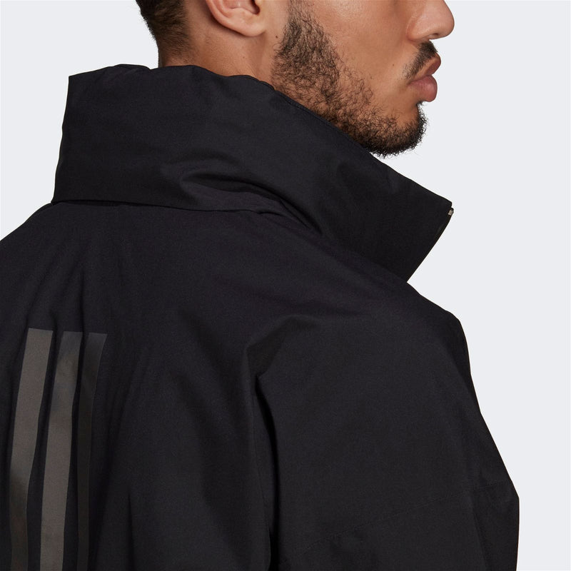 adidas Traveer RAIN.RDY Rain Jacket - Black - ViaductClothing -  -  