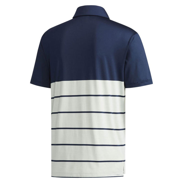 adidas Ultimate 365 Heather Block Polo Shirt - Navy - ViaductClothing -  -  