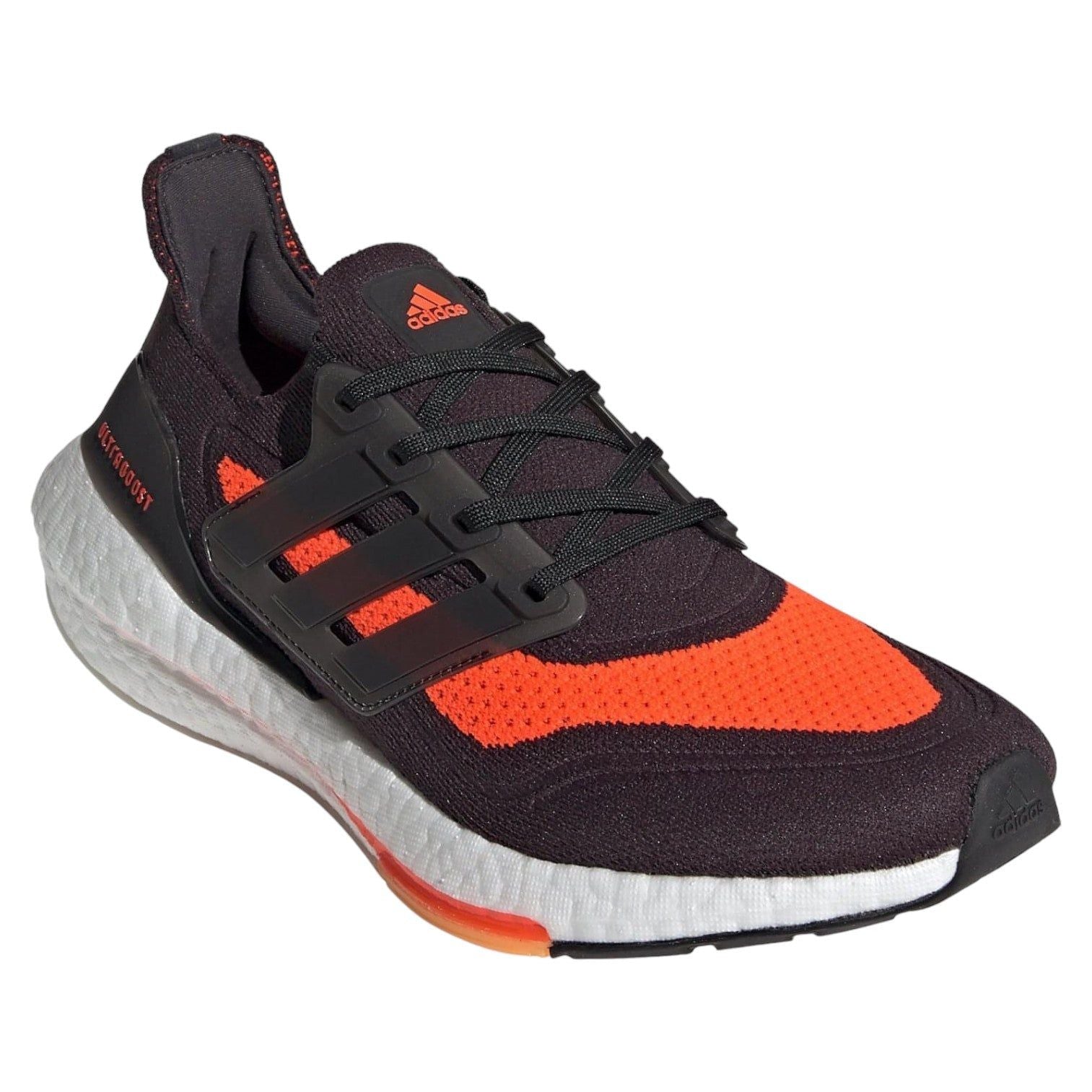 adidas Ultra Boost 21 Trainers - Carbon Solar Red - ViaductClothing -  -  