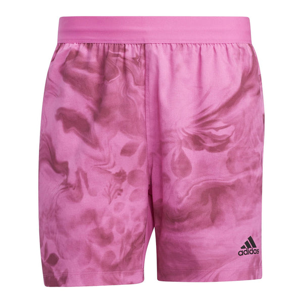 adidas Unisex Unite Floral Shorts - Pink - ViaductClothing -  -  