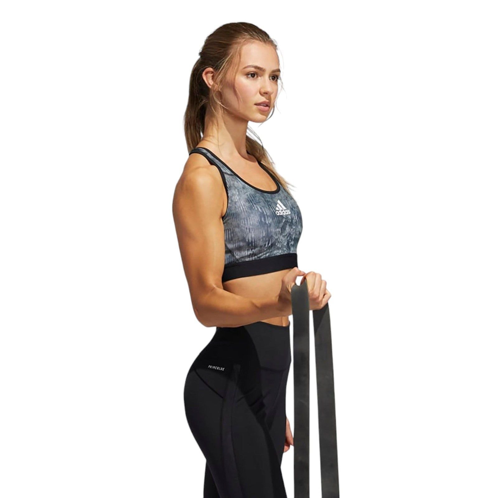 adidas Women's Don't Rest Floral Bra - Grey - ViaductClothing -  -  