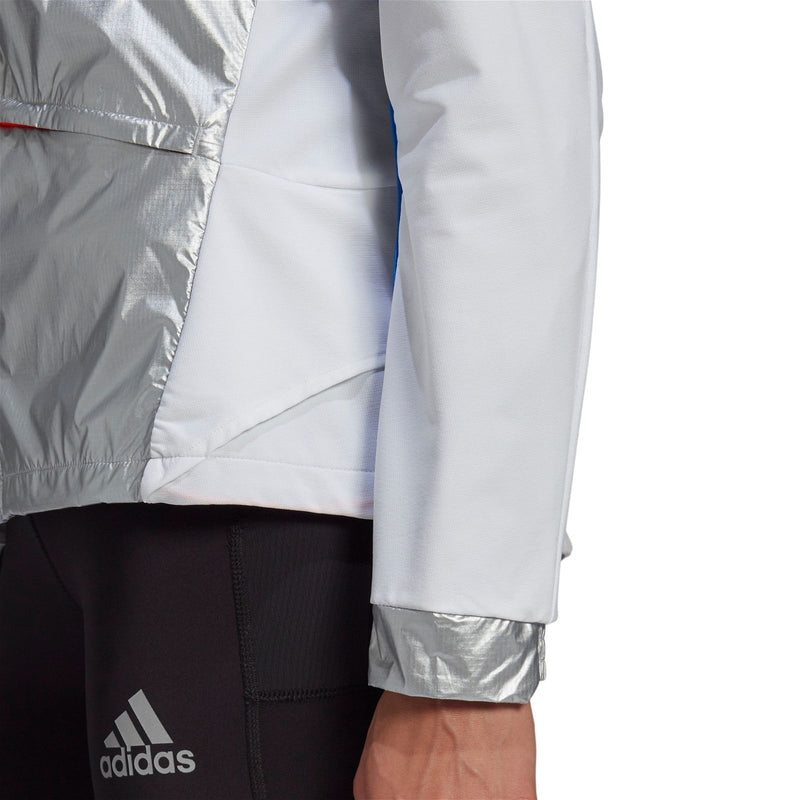 adidas Women's Marathon Space Race NASA Jacket - Silver - ViaductClothing -  -  