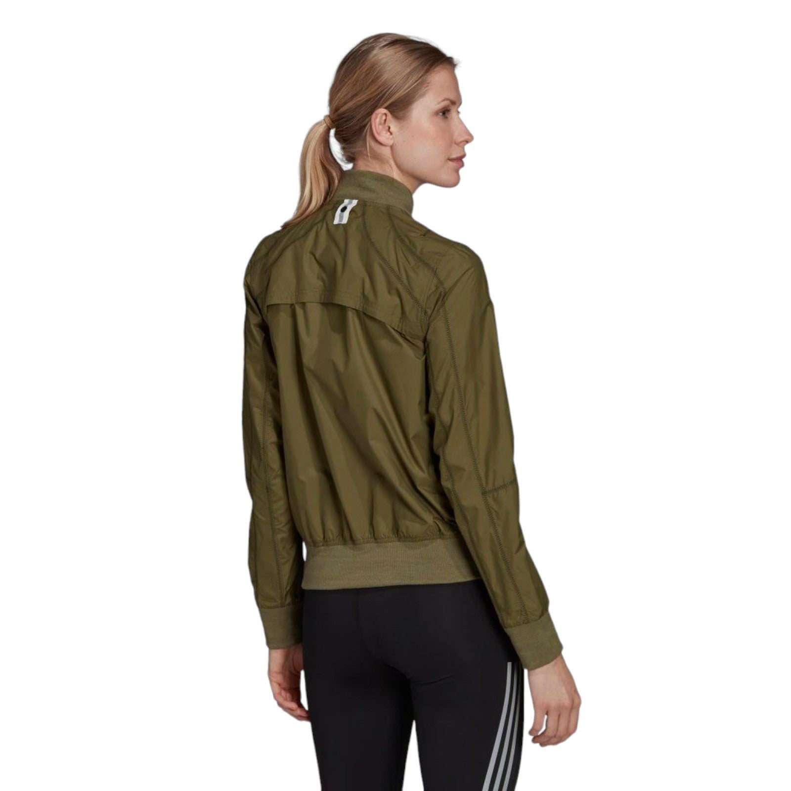 adidas Women's Primeblue Marathon Running Jacket - Green - ViaductClothing -  -  