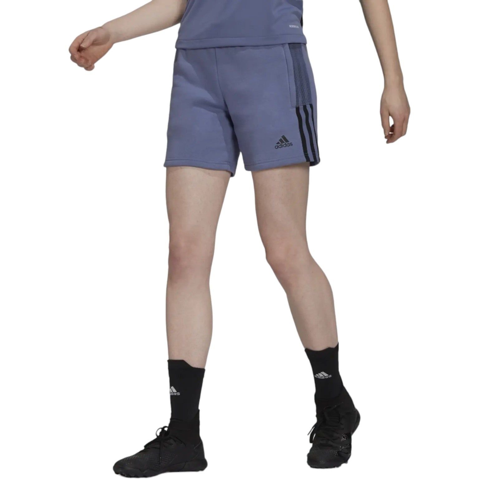 adidas Women's Tiro Blocking Shorts - Orbit Violet - ViaductClothing -  -  