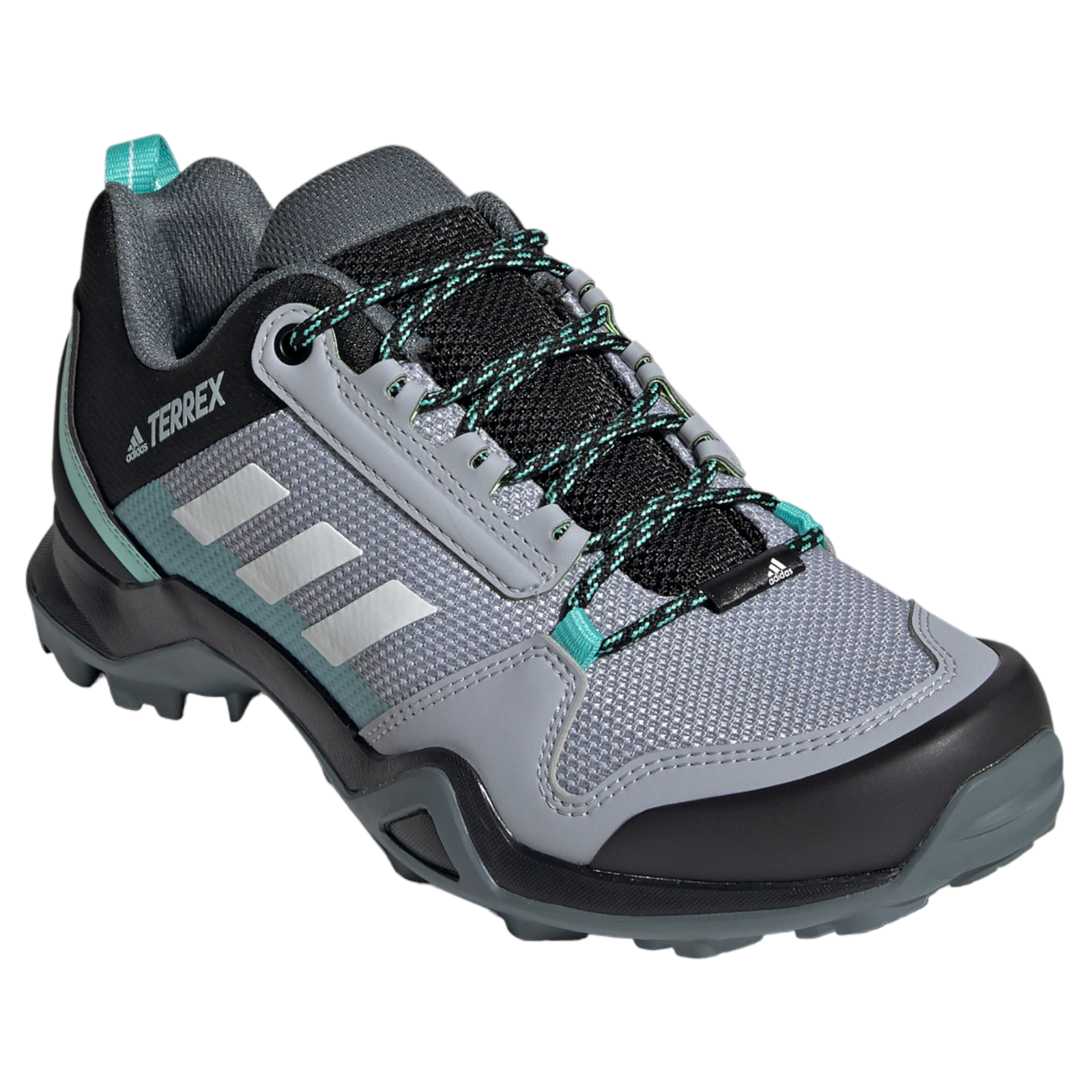 adidas Womens Terrex AX3 Hiking Shoes - Grey - ViaductClothing -  -  