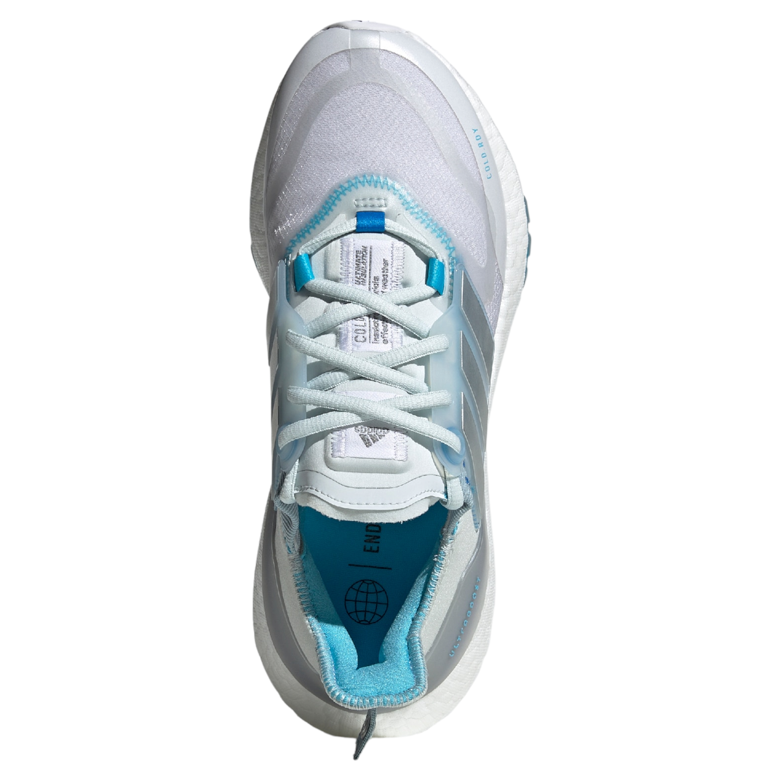 adidas Womens Ultra Boost 22 Cold.RDY Trainers - Blue Tint Silver Metallic - ViaductClothing -  -  