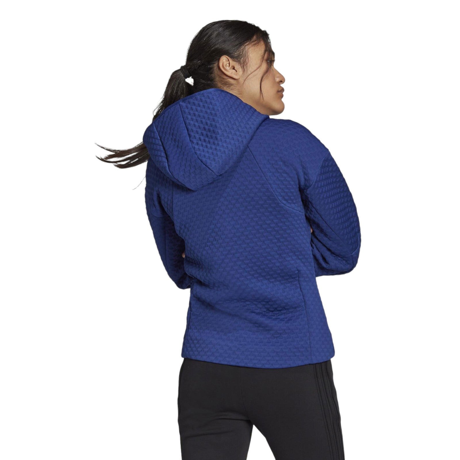adidas Womens Z.N.E. Full Zip Hoodie - Victory Blue - ViaductClothing -  -  