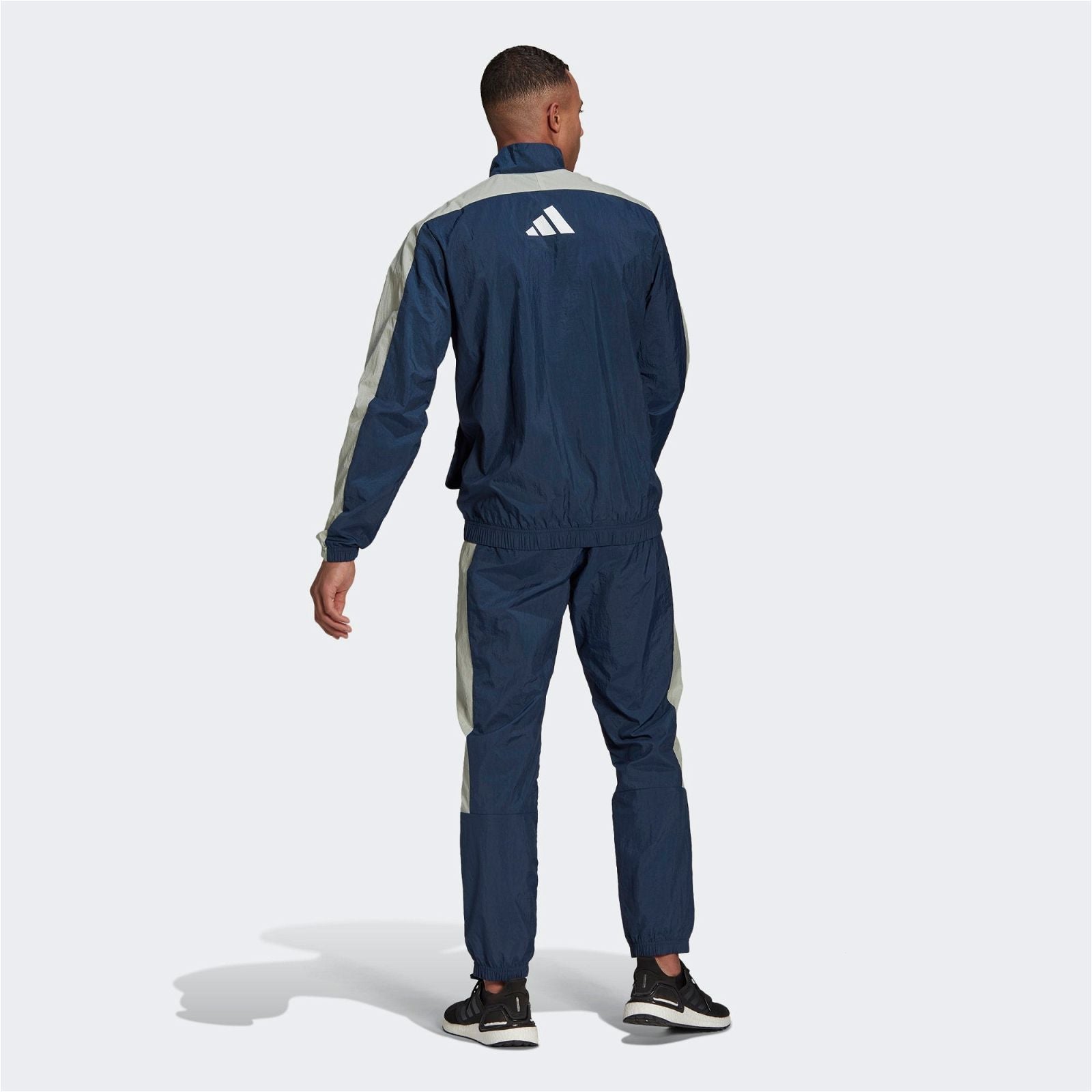 adidas Woven Half Zip Tracksuit - Navy - ViaductClothing -  -  