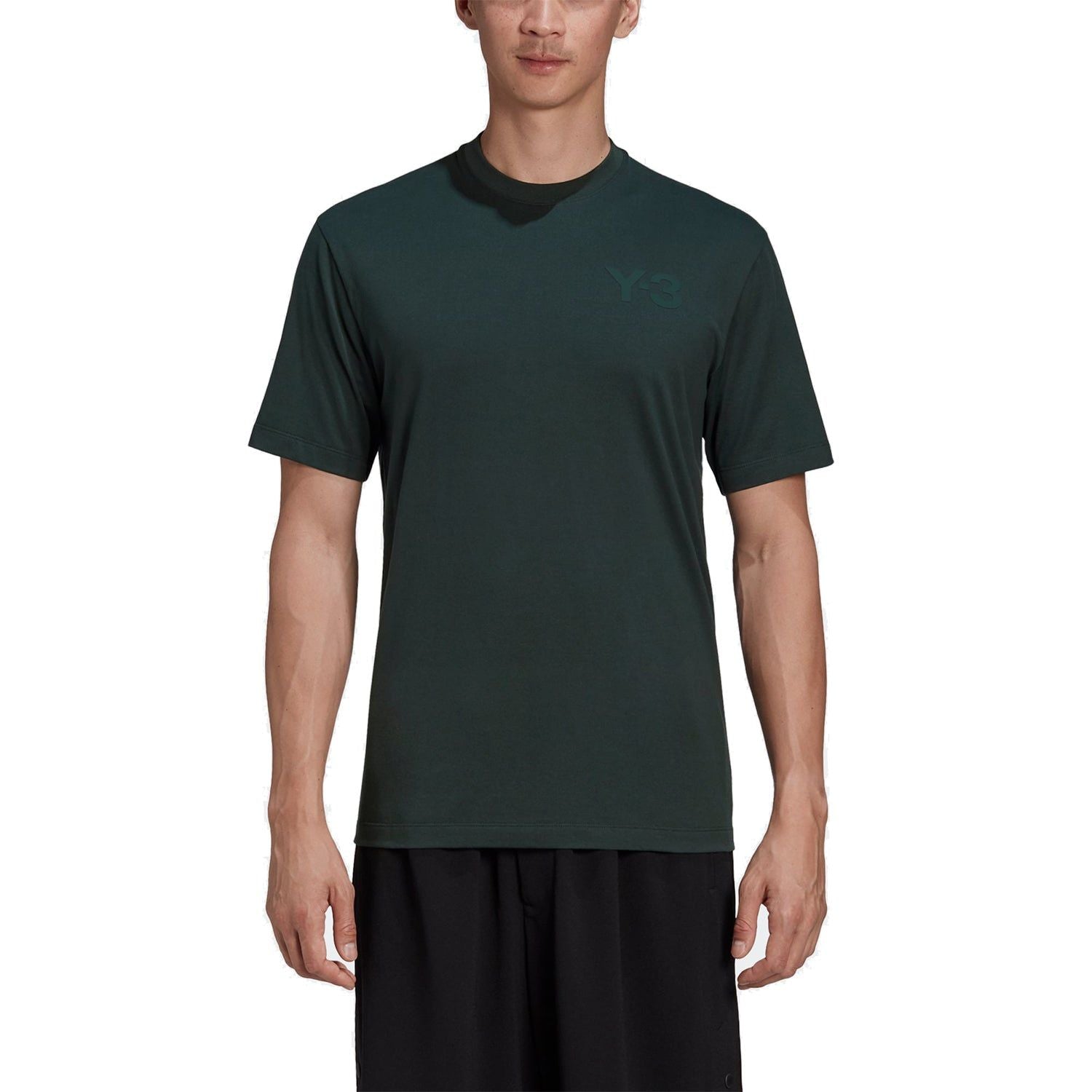 adidas Y-3 Classic Logo T Shirt - Green - ViaductClothing -  -  